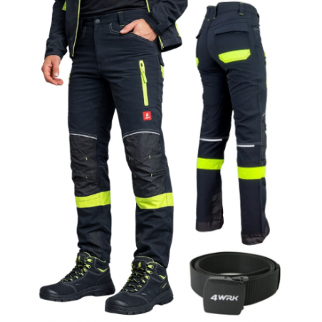 SPODNIE ROBOCZE SOFTSHELL 719 + PASEK GRATIS