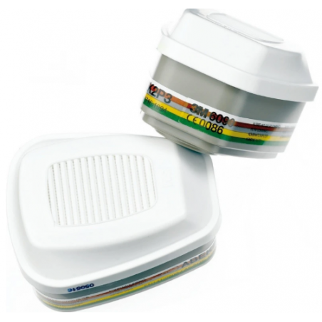 POCHŁANIACZ 3M 6099 ABEK2HgP3R +Formaldehyd filtr gazowy chemiczny 2 kpl