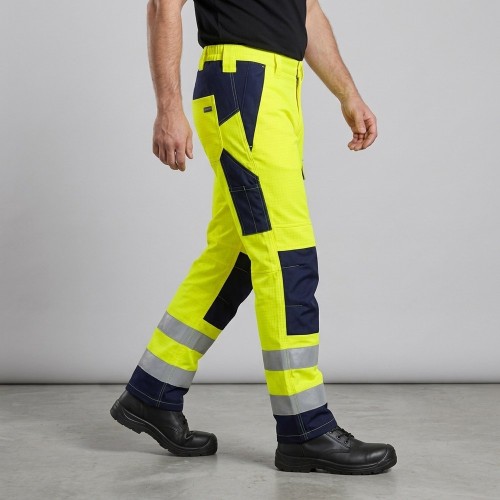 Spodnie MULTI PRO NEW 6w1 żółto-granatowe na modelu