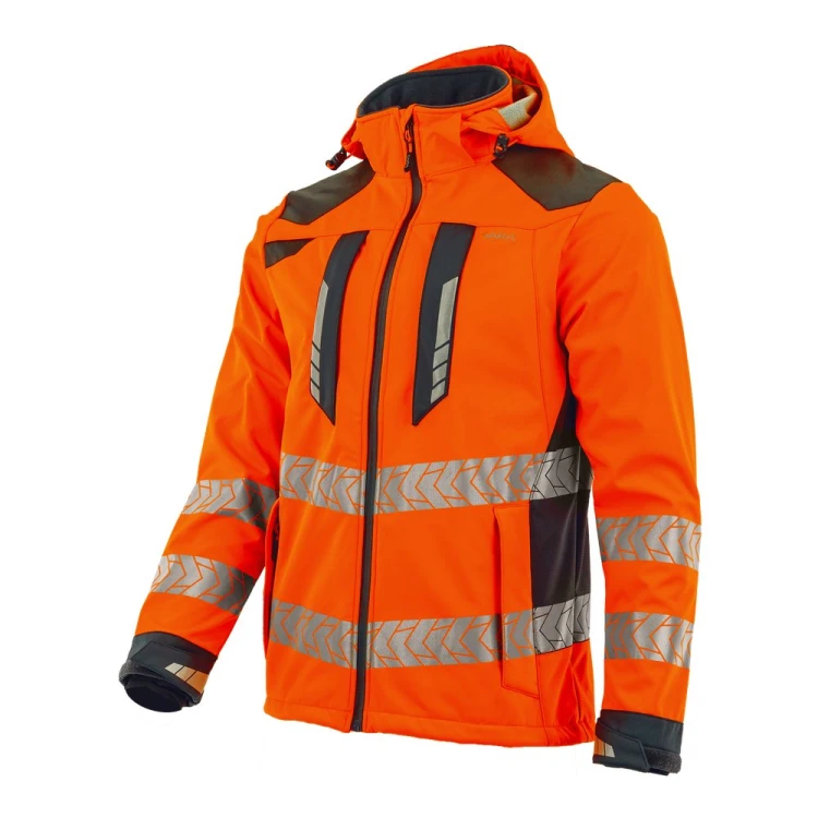 Softshell DROGOWIEC COMFORT pomarańczowy – zdjęcie producenta, przód