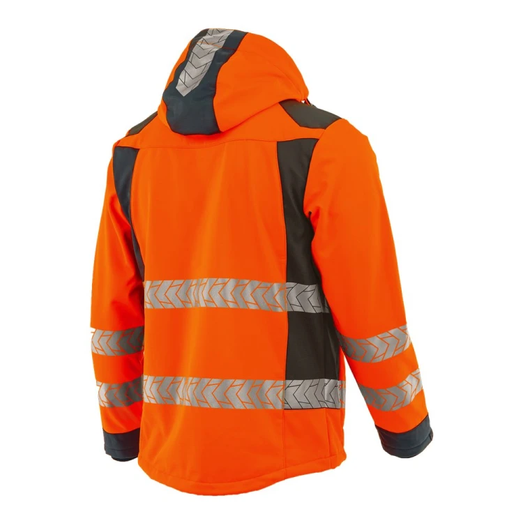 Softshell DROGOWIEC COMFORT pomarańczowy – zdjęcie producenta, tył
