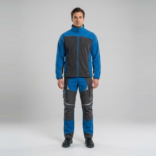 Zestaw COTTONFLEX + COMFORT PLUS niebiesko-grafitowy na modelu