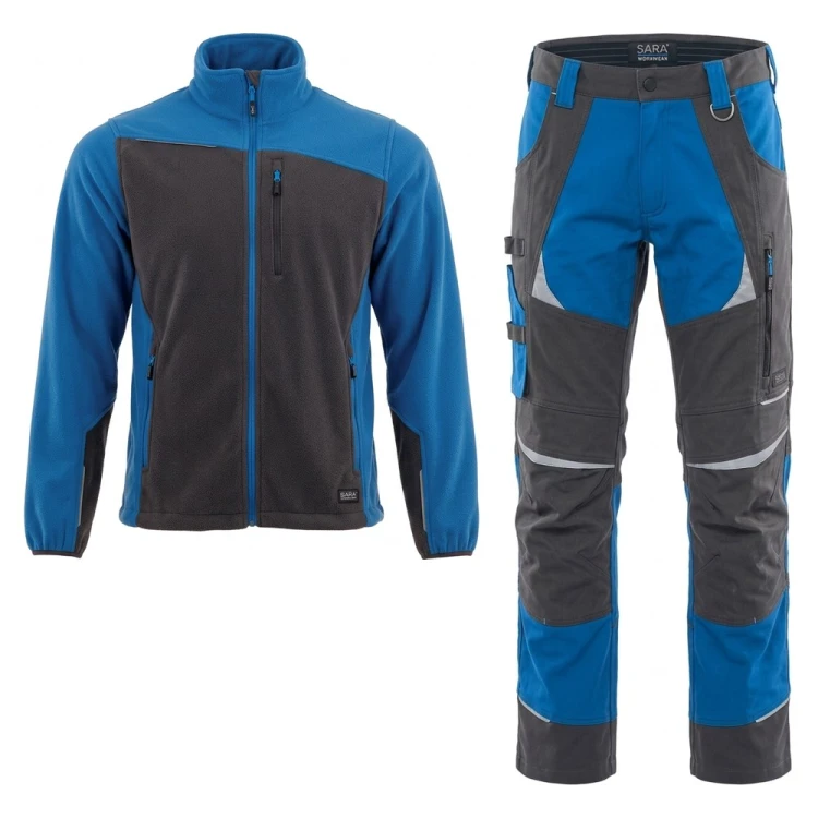 COTTONFLEX + COMFORT PLUS niebiesko-grafitowy – przód
