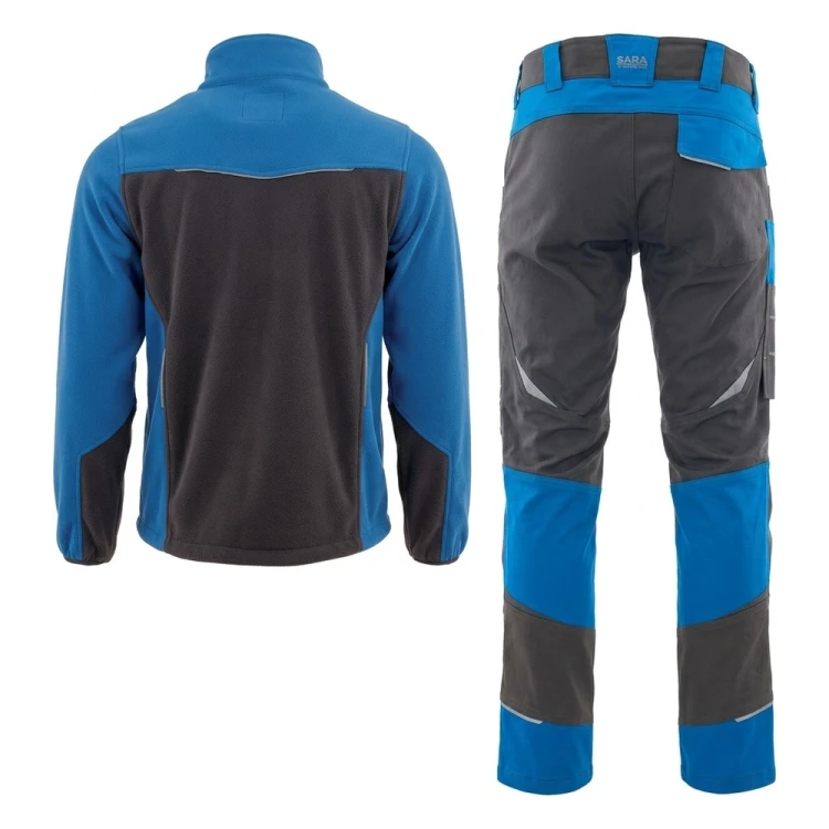 COTTONFLEX + COMFORT PLUS niebiesko-grafitowy – tył