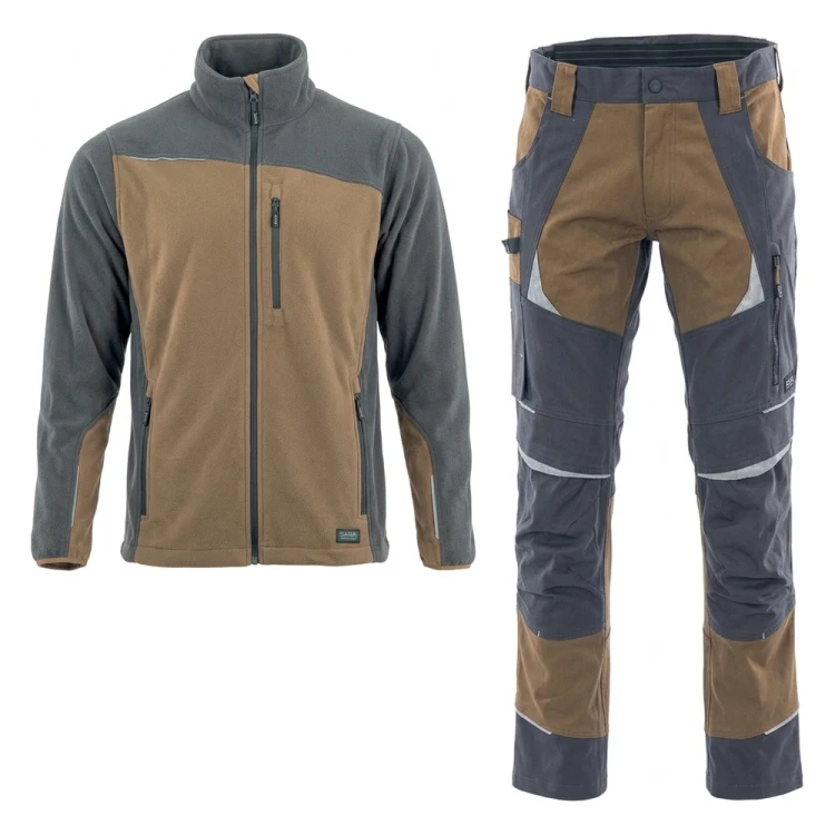 COTTONFLEX + COMFORT PLUS brązowo-grafitowy – przód