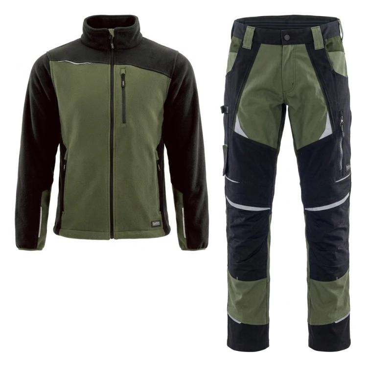 COTTONFLEX + COMFORT PLUS oliwkowo-czarny – przód