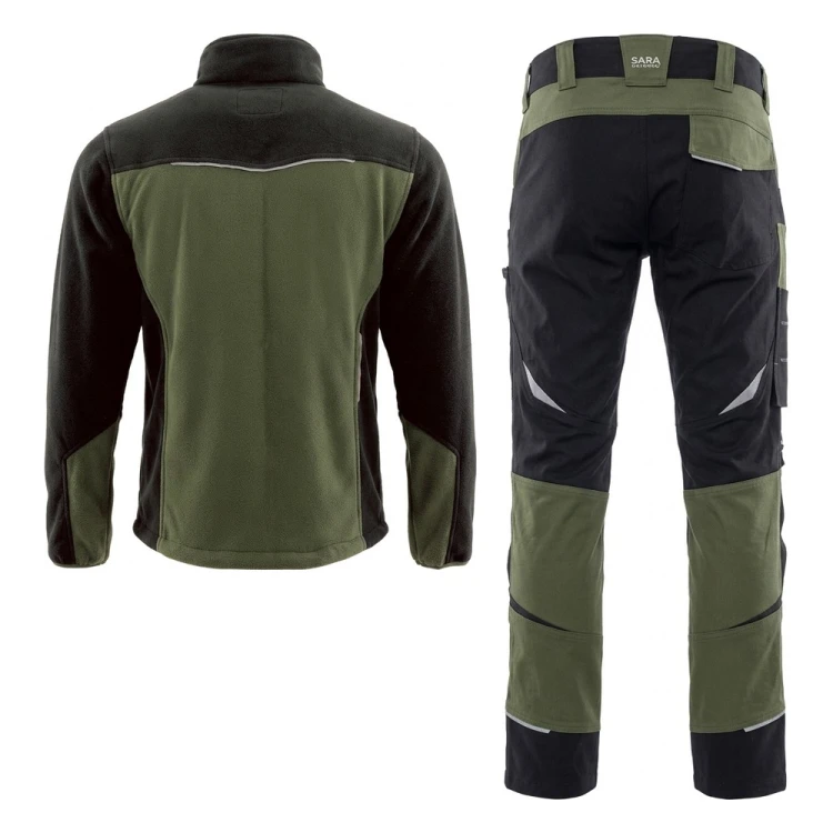 COTTONFLEX + COMFORT PLUS oliwkowo-czarny – tył