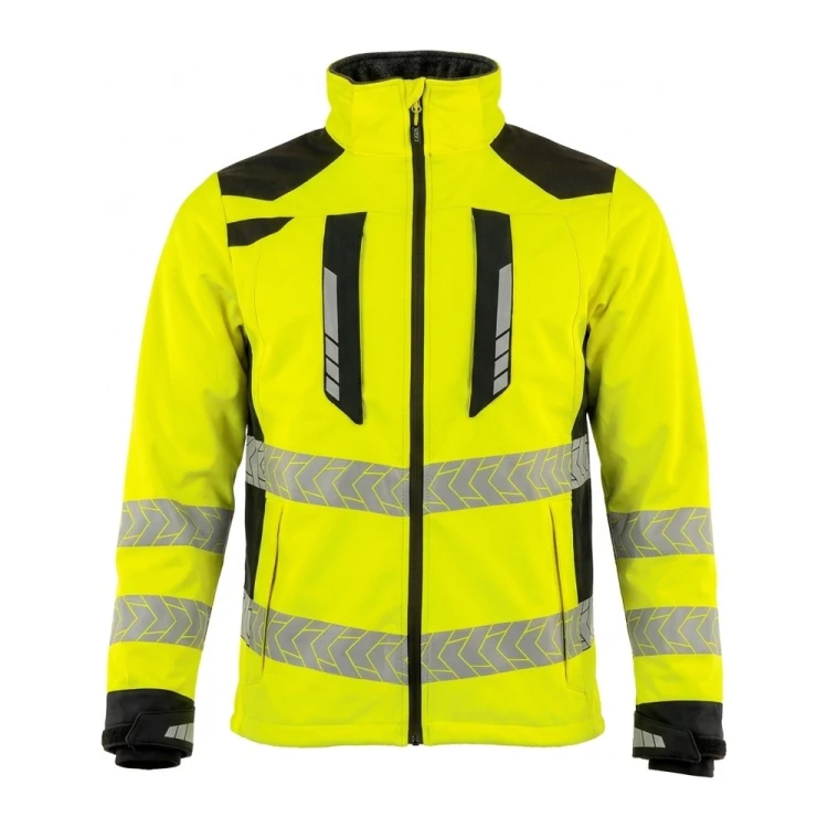 Softshell DROGOWIEC COMFORT żółty – przód