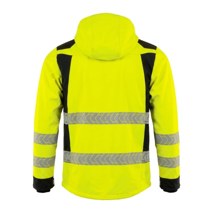 Softshell DROGOWIEC COMFORT żółty – tył