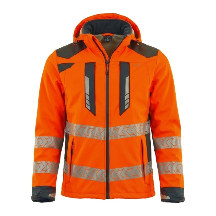 Softshell DROGOWIEC COMFORT pomarańczowy – przód