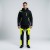 Zimowy zestaw roboczy COMFORT WINTER czarno-żółty na modelu