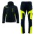 COMFORT WINTER kurtka + spodnie czarno-żółte – przód
