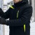 Zestaw COMFORT WINTER czarno-żółty w pracy na budowie