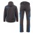 COMFORT WINTER kurtka + spodnie grafitowo-niebieskie – tył