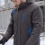 Kurtka COMFORT WINTER grafitowo-niebieska – zdjęcie w użyciu