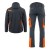 COMFORT WINTER kurtka + spodnie grafitowo-pomarańczowe – tył