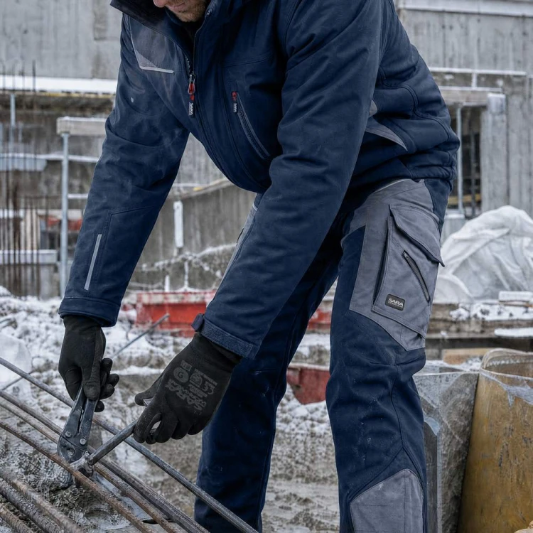 Zestaw COMFORT WINTER granatowo-szary w pracy zimą