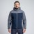 Softshell roboczy COMFORT PLUS granatowo-szary na modelu