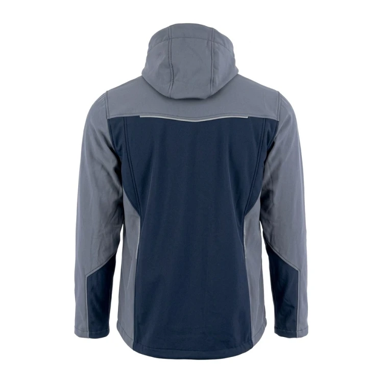 Softshell COMFORT PLUS granatowo-szary – tył