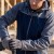 Softshell COMFORT PLUS granatowo-szary – zdjęcie w użyciu