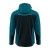 Softshell COMFORT PLUS czarno-petrolowy – tył