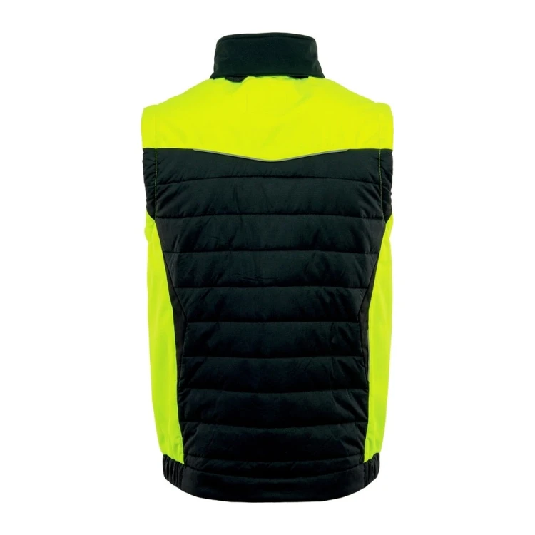 Kamizelka hybrydowa COMFORT PLUS czarno-seledynowa – tył