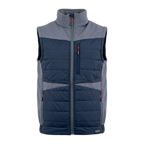 Kamizelka hybrydowa COMFORT PLUS granatowo-szara – przód