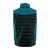 Kamizelka hybrydowa COMFORT PLUS czarno-petrolowa – tył