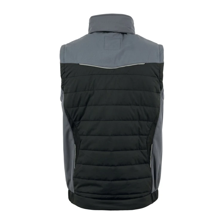 Kamizelka hybrydowa COMFORT PLUS szaro-czarna – tył