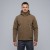 Kurtka zimowa COMFORT WINTER brązowa na modelu