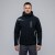 Kurtka zimowa COMFORT WINTER czarno-szara na modelu