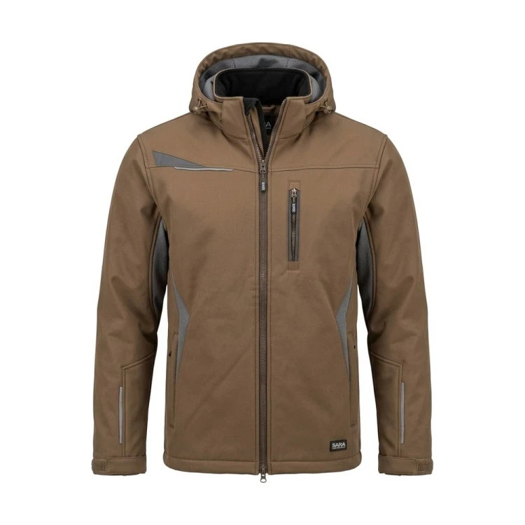 Kurtka zimowa COMFORT WINTER brązowa – przód
