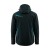 Kurtka zimowa COMFORT WINTER czarno-petrolowa – tył