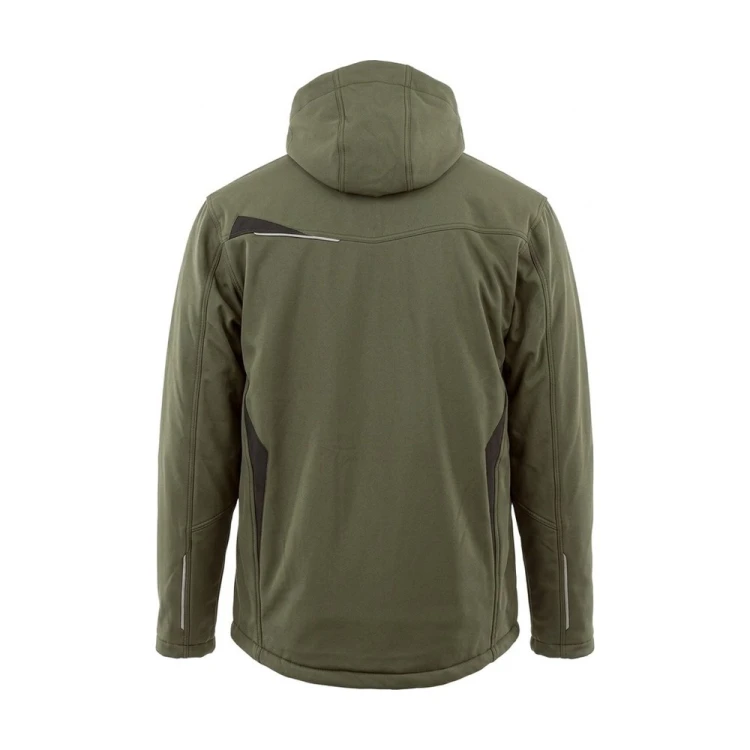 Kurtka zimowa COMFORT WINTER oliwkowo-czarna – tył