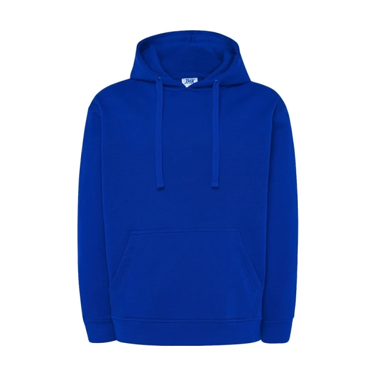 Bluza z kapturem JHK SWRA KNG chabrowa – przód