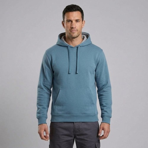 Bluza z kapturem JHK SWRA KNG szaroniebieska
