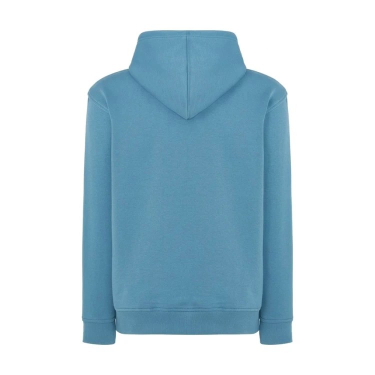 Bluza z kapturem JHK SWRA KNG szaroniebieska – tył