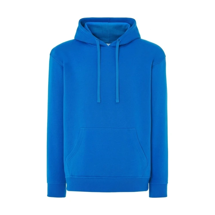 Bluza z kapturem JHK SWRA KNG lazurowa – przód