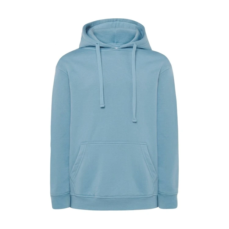 Bluza z kapturem JHK SWRA KNG błękitna – przód