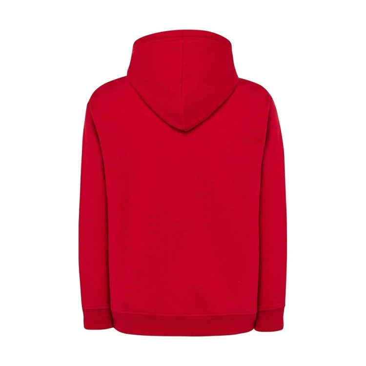 Bluza z kapturem JHK SWRA KNG czerwona – tył