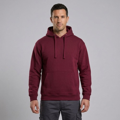 Bluza z kapturem JHK SWRA KNG bordowa