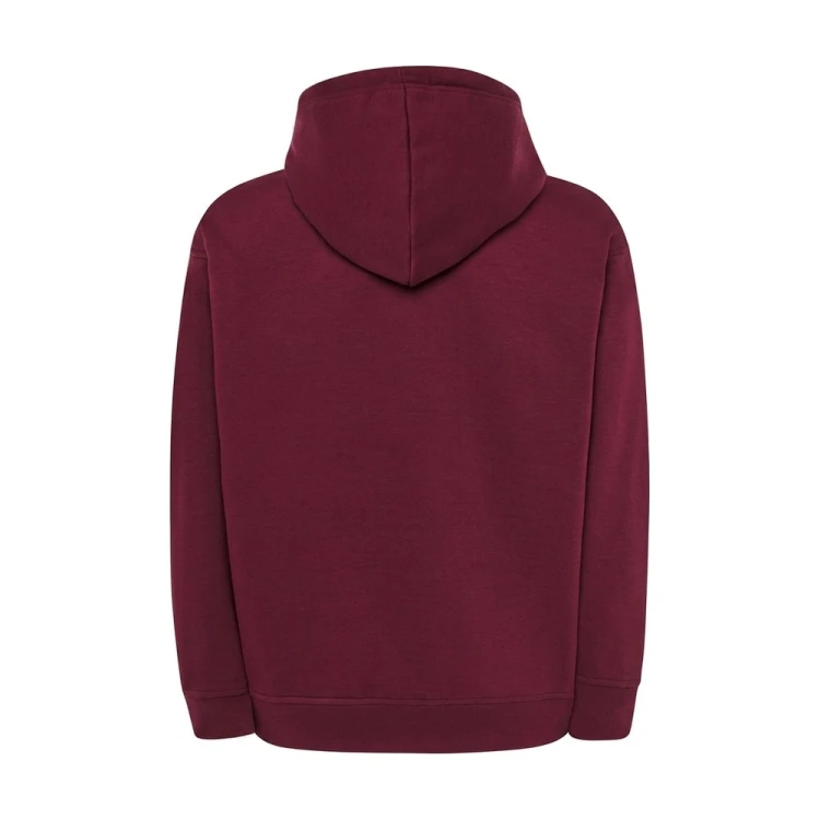 Bluza z kapturem JHK SWRA KNG bordowa – tył