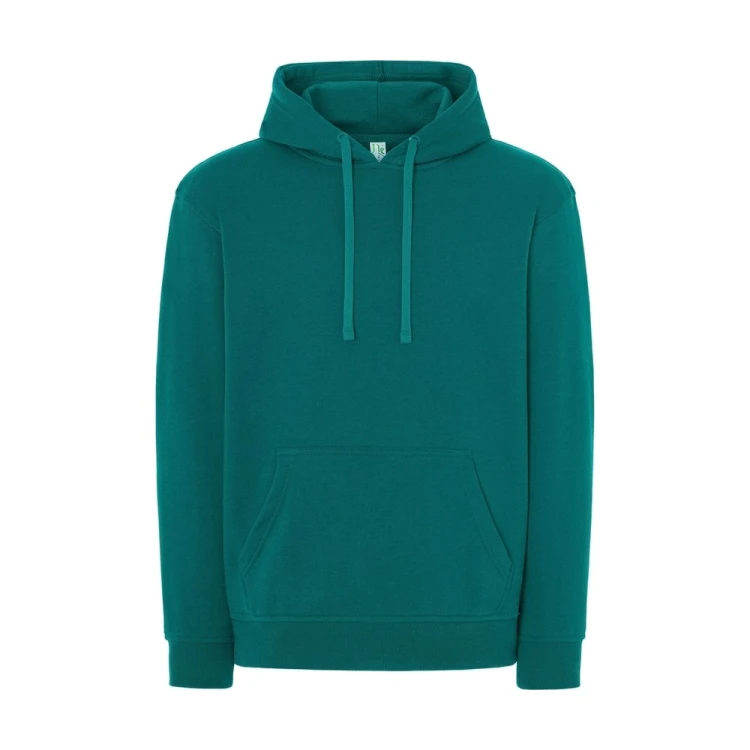 Bluza z kapturem JHK SWRA KNG morska zieleń – przód