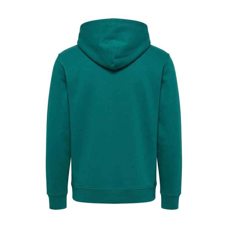 Bluza z kapturem JHK SWRA KNG morska zieleń – tył