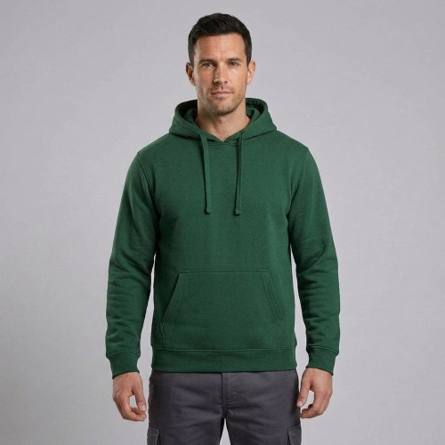 Bluza z kapturem JHK SWRA KNG butelkowa zieleń