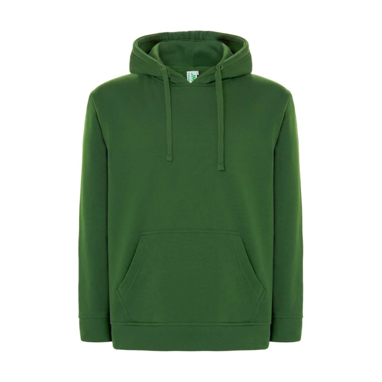 Bluza z kapturem JHK SWRA KNG butelkowa zieleń – przód