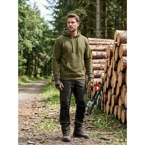 Bluza z kapturem JHK SWRA KNG khaki w pracy