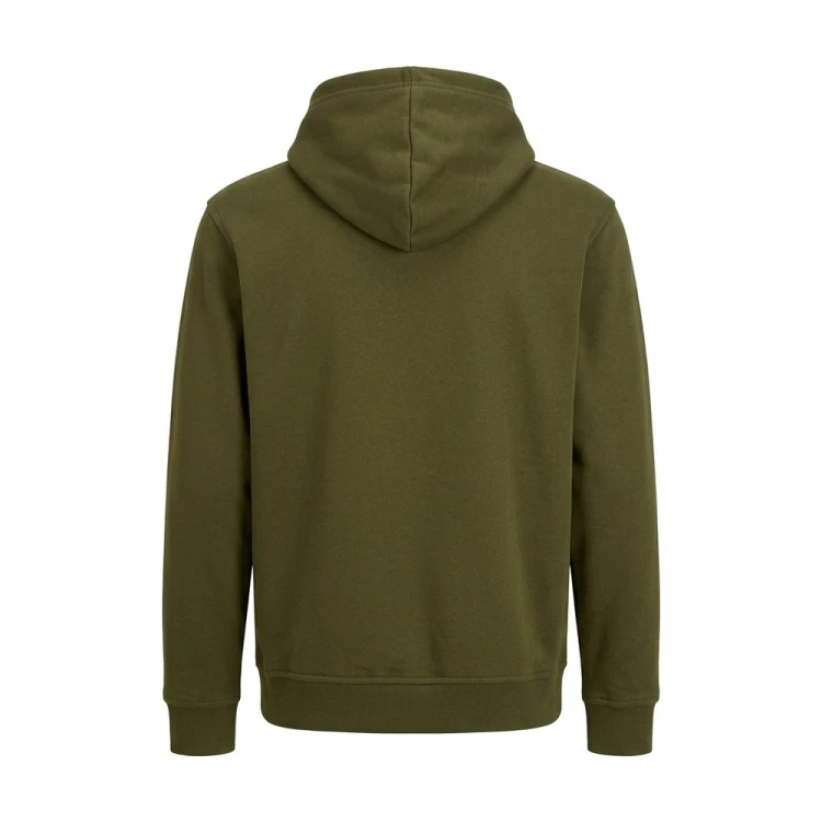 Bluza z kapturem JHK SWRA KNG khaki – tył