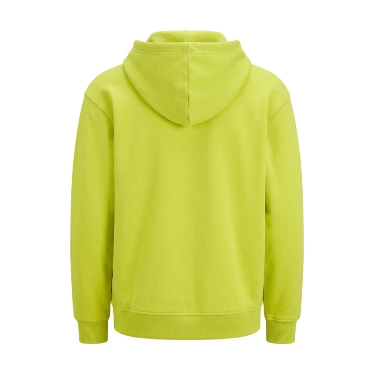 Bluza z kapturem JHK SWRA KNG limonkowa – tył