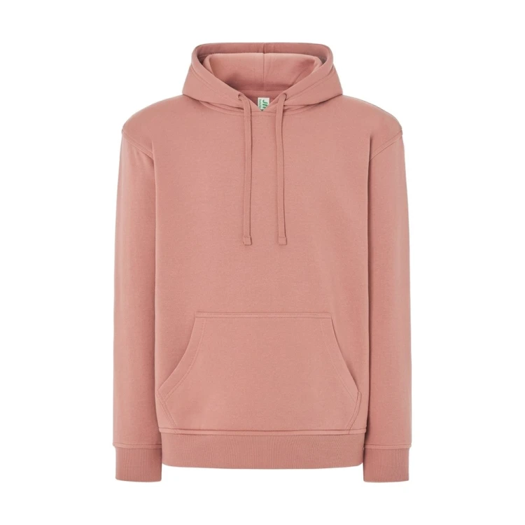 Bluza z kapturem JHK SWRA KNG pudrowy róż – przód